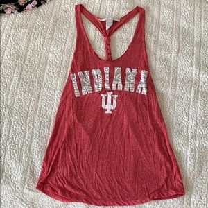 Red Indiana tank top